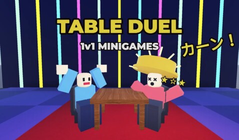 Table Duel 1v1 Minigamesのゲーム画面